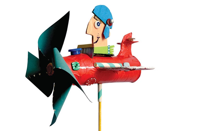 Avião Catavento da Fábrica de Brinquedos