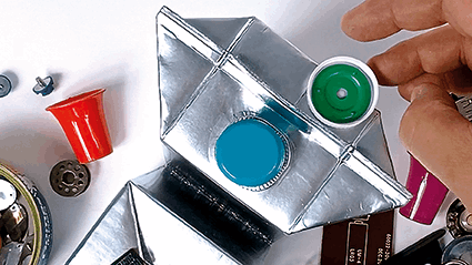 Como fazer um ROBÔ com caixa de leite